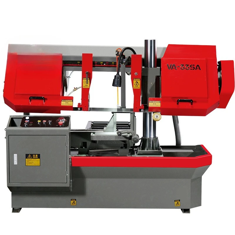 Band sawing machine Single column horizontal band sawing machine Sawing aluminum bar angle steel sawing machine