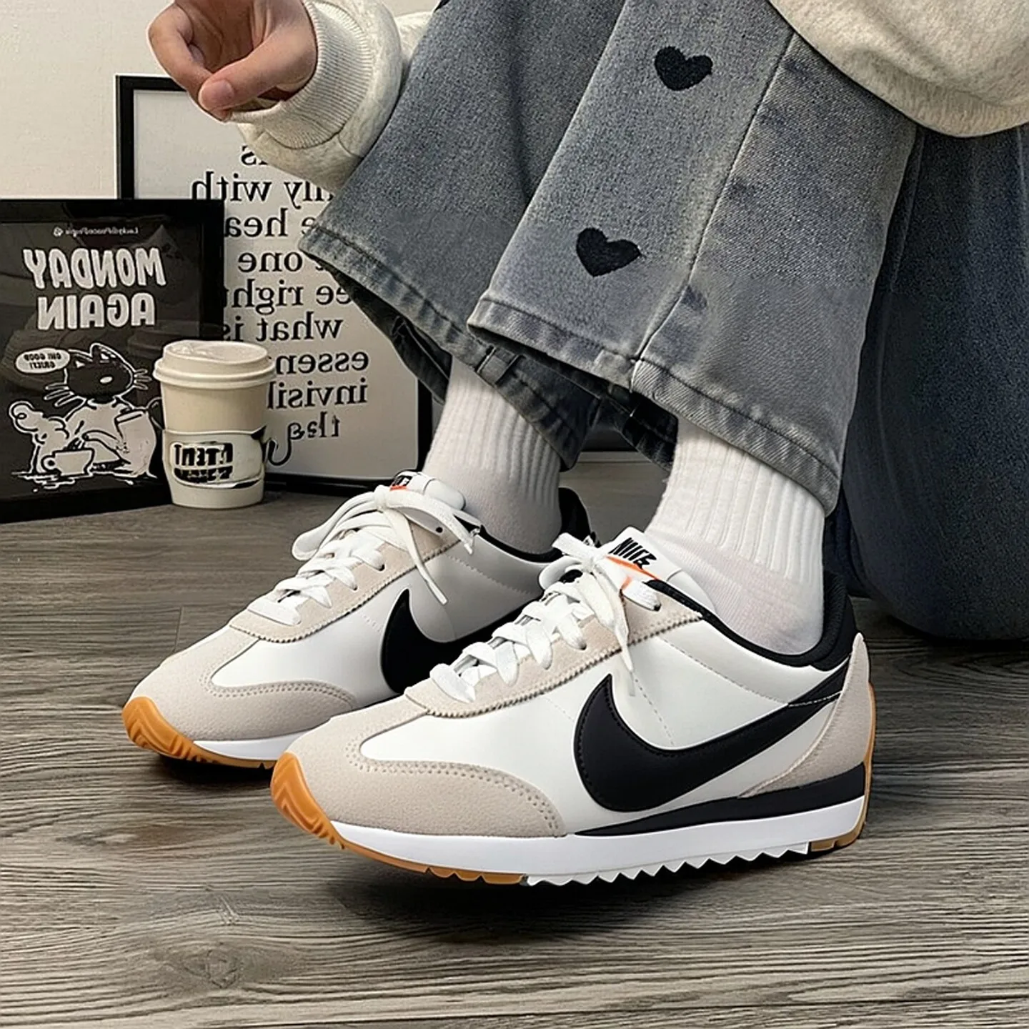Nike 2026new Women Casual Shoes Lightweight Breathable Non-slip Soft Sole Daily Outdoor Walking Sneakers HM4771-105