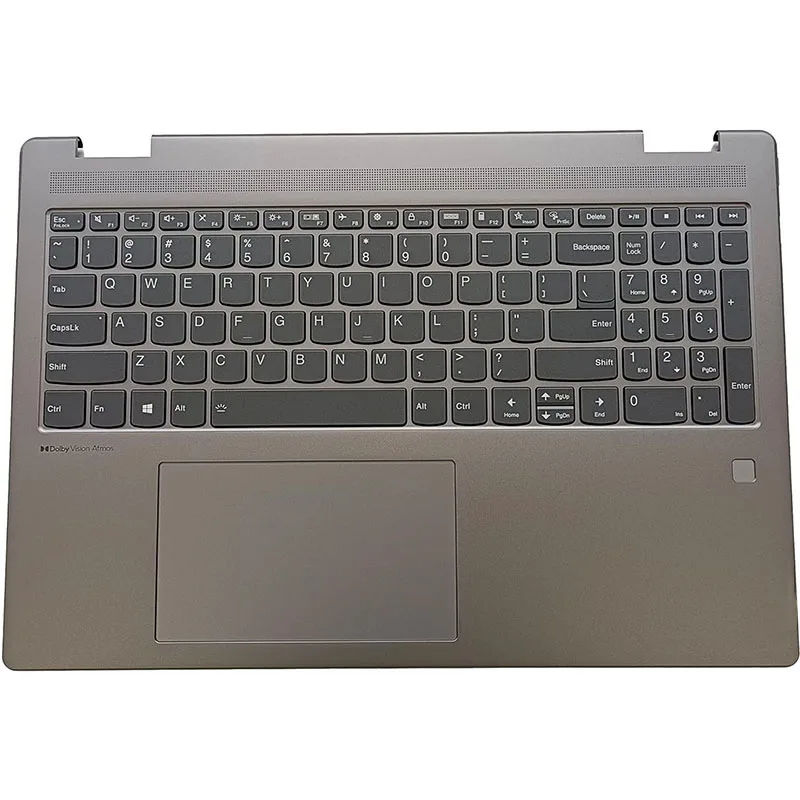 

Replacement Laptop Upper Case Palmrest Backlit Keyboard Touchpad Assembly Part for Lenovo Yoga 7 16IAH7 5CB1J03930 AM2E5000P10