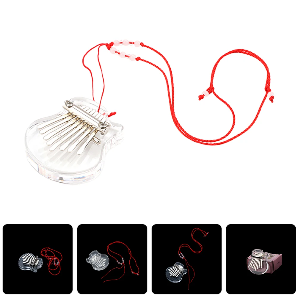 

Acrylic Kalimba 8 Keys Small Finger Piano Portable Thumb Piano For Beginner Adults Mini Kalimba Music Instrument