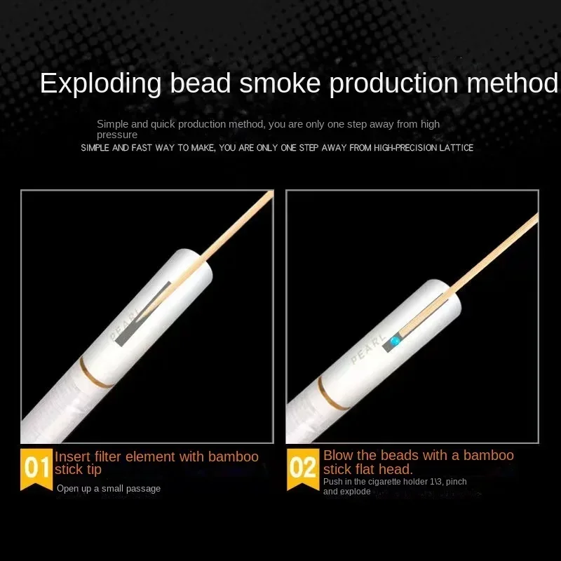 New Type Cigarette Capsule Menthol Explosion Pops Beads Fruit Flavor Cool Mint Filter for Smoking Holder Accessories men gadgets