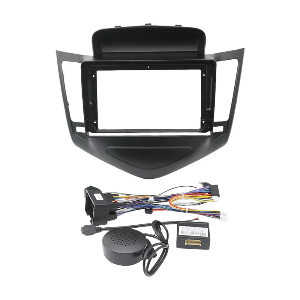 Para Chevrolet CRUZE 2009-2014 9 pulgadas 2Din marco de DVD para coche adaptador de montaje de Audio Kits de molduras de tablero Panel Facia doble Din