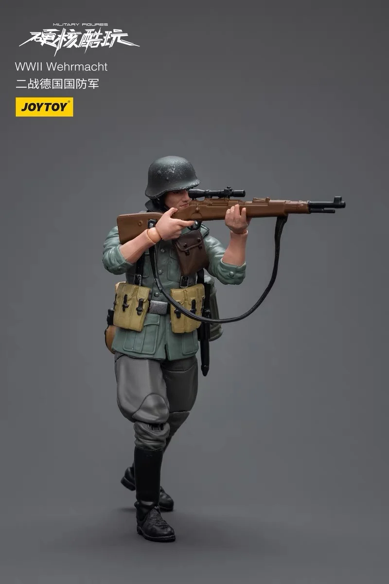 JOYTOY Dark Source Hardcore 1/18 figurki ii wojna światowa armia amerykańska radziecka piechota Wehrmacht Model wojskowy prezent żołnierz