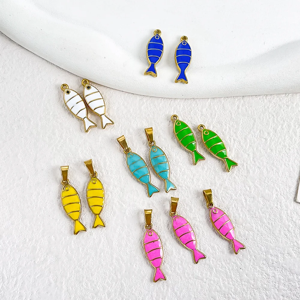 

Cordial Design, 40 шт., 7*23 мм, подвески для рукоделия/шармы из нержавеющей стали/в форме рыбы/фурнитура и компоненты для украшений/DIY/ручная работа # 196300