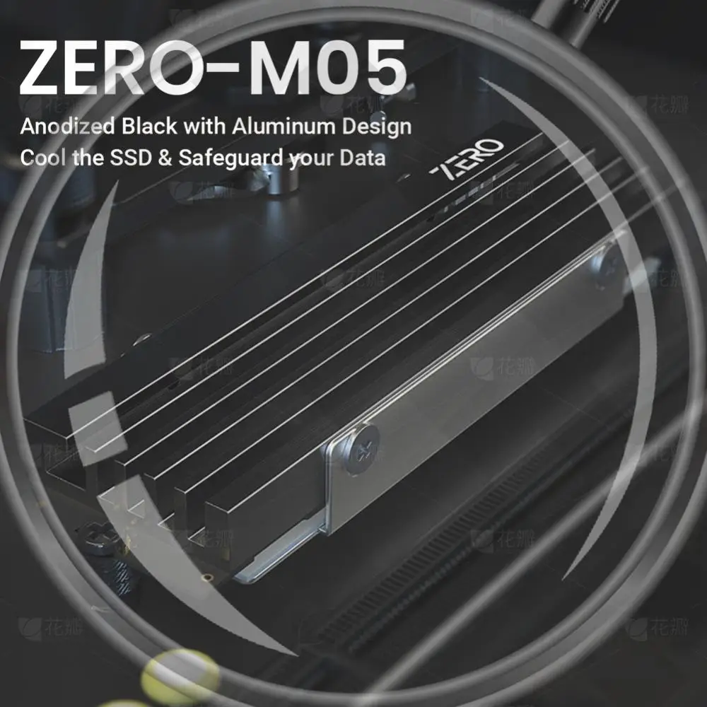 

M.2 SSD Heat Sink Aluminum Alloy Solid State Drive Cooler M.2 SSD Cooling Heat Sink for NVME M.2 2280 SSD