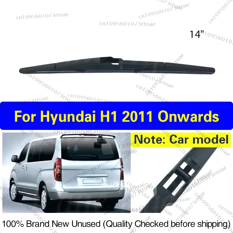 

Car Wiper Blade Rear Back Window Windscreen Windshield Wipers For Hyundai H1 Hatchback 2011 Onwards Auto Accessories 14"