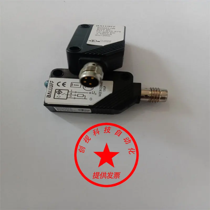 Brand New Balluff Photoelectric Switch Bos01jw BOS 5K-Pu-Lr10-S75 Sensor With One-Year Warranty