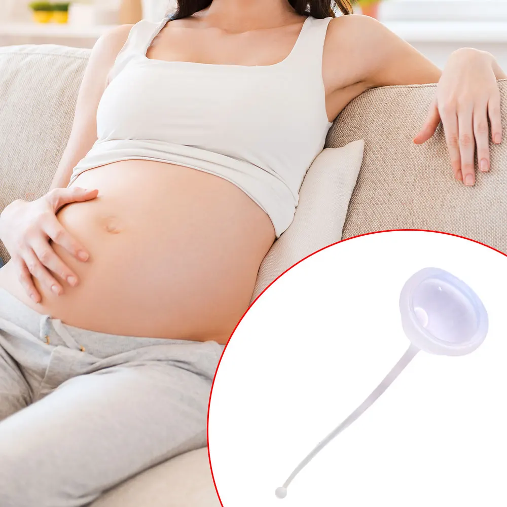 1/2/3/4/5Pcs Transparent Silicone Fertility Conception Aid Cup Reusable Natural for Fertility Support Keep Sperm Close to Cervix view 5