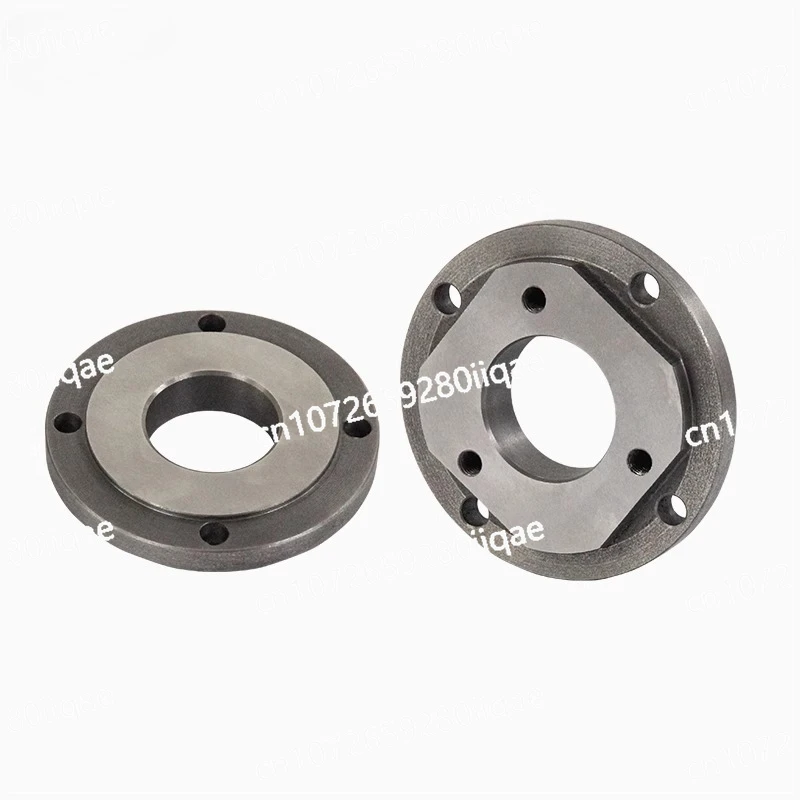 

1PC Lathe accessories 100/125/160mm four jaw adapter plate C-type CNC lathe flange WM180V/210V JY250VF JY240 lathe spindle chuck