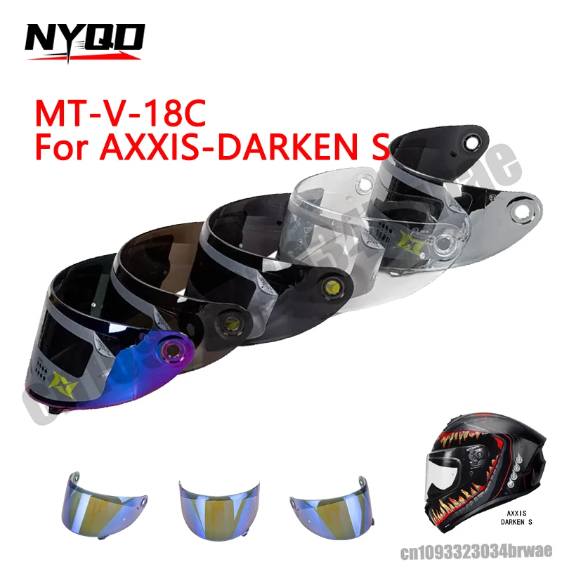 

Motorcycle Helmet Visor Lens MT-V-18C for AXXIS DARKENS Helmet Lens Original Accessories Shield Capacete De Moto Capacetes