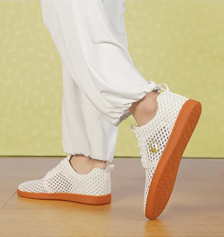 أحذية فنون الدفاع عن النفس للجنسين الكبار ممارسة الصينية التقليدية بكين تاي تشي الكونغ فو فريق الأداء مباراة الرجال النساء أحذية رياضية #3