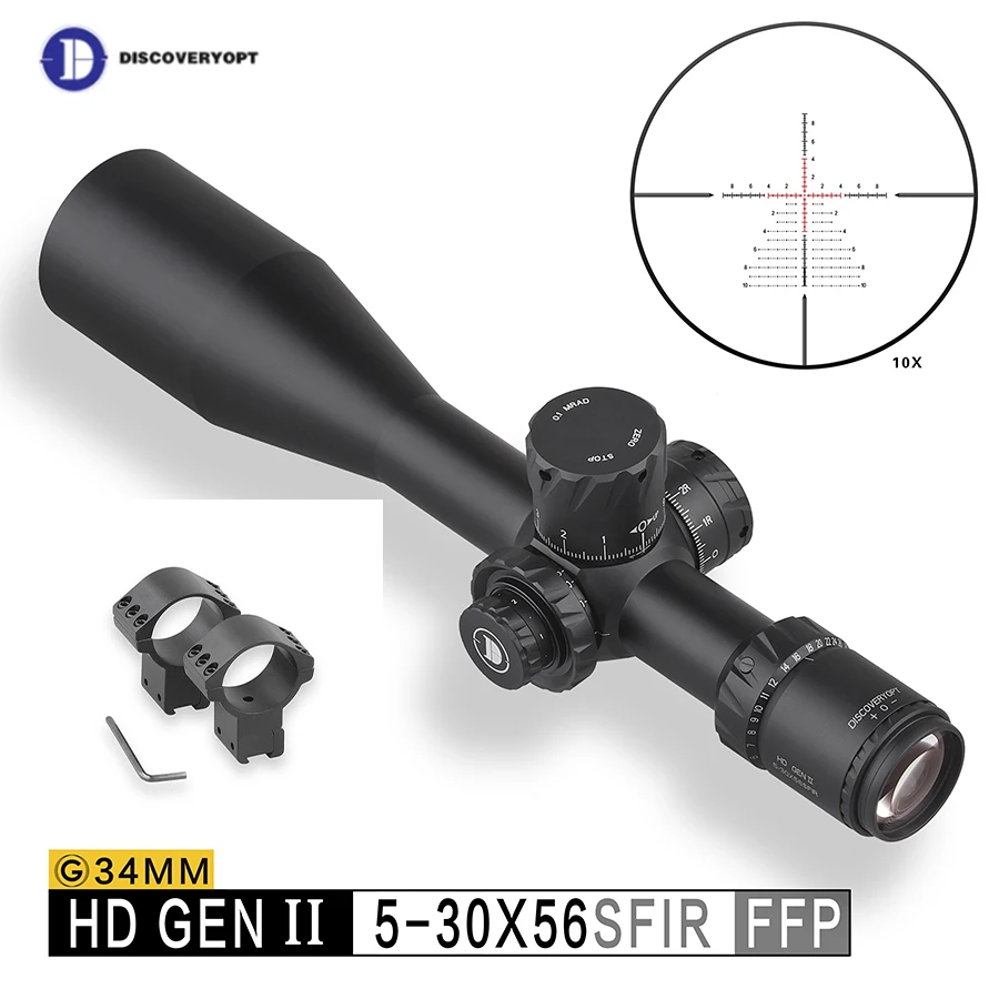 

Новый оптический прицел Discovery HD GEN-II 5-30X56SFIR FFP, трубка 34 мм, первая фокусная плоскость с подсветкой