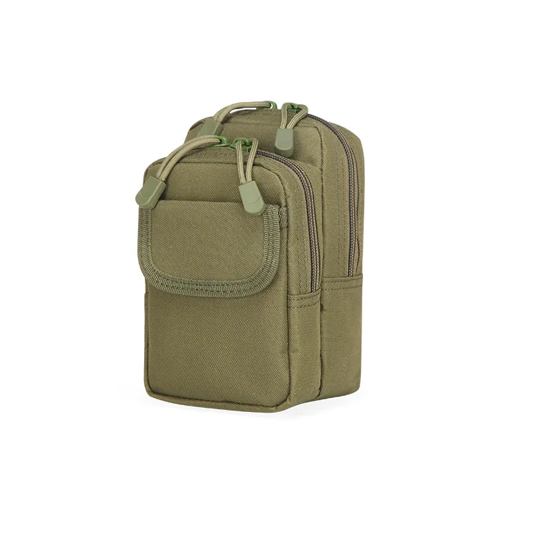 Military Enthusiast Tactical Waist Bag Waterproof Oxford Fabric Outdoor Sports Waist Bag 6-Inch Coin and Phone Waist Bag