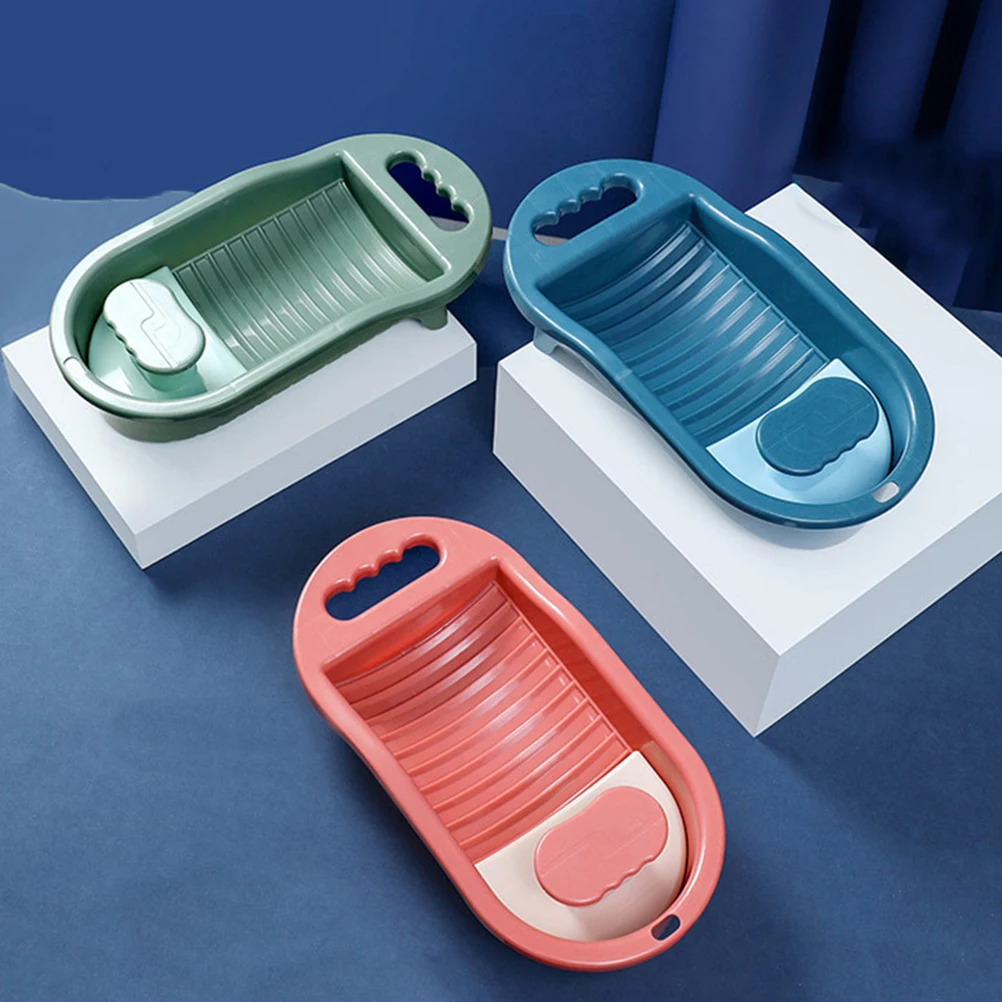 

1pc Laundry Washboard Compact Handwashing Tool for Personal Clothes Mini Washing Board PP Material Durable Easy Storage