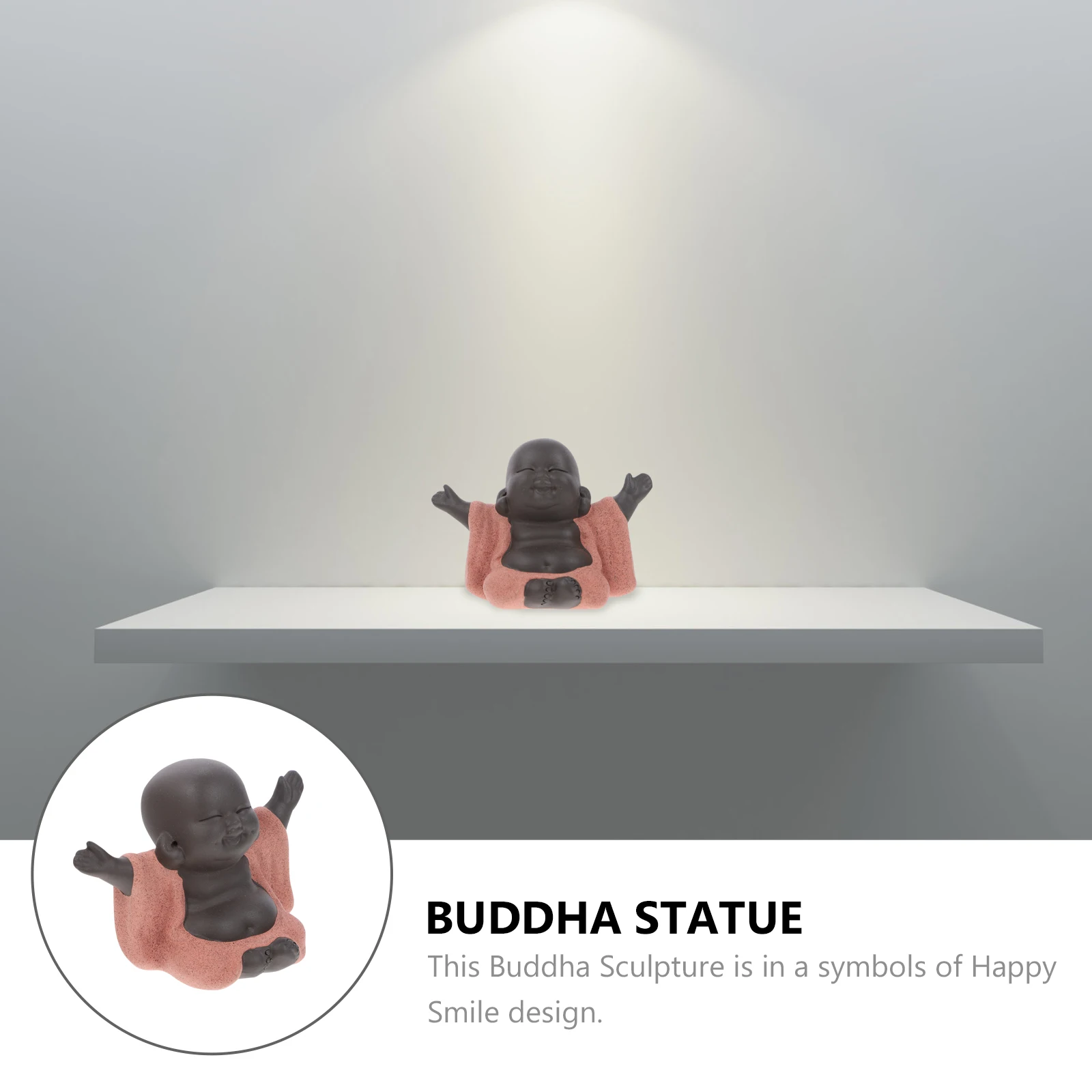 

Decorative Zen Large Ornament Idol Decors Statues for Home Ceramic Buddha Little