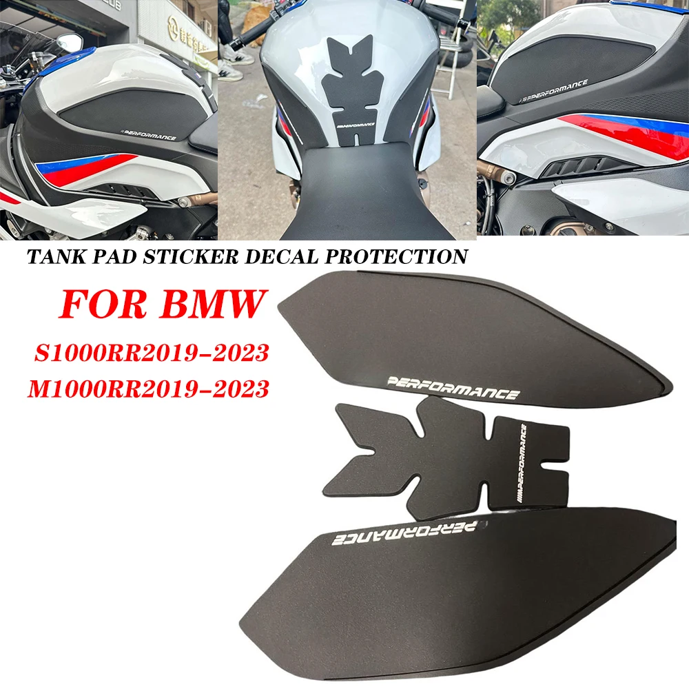 

For BMW S1000RR M1000RR 2022 Tank Pad Sticker Decal Gas Knee Grip Side Protection S 1000 R 2019 2020 2021 Motorcycle Accessories