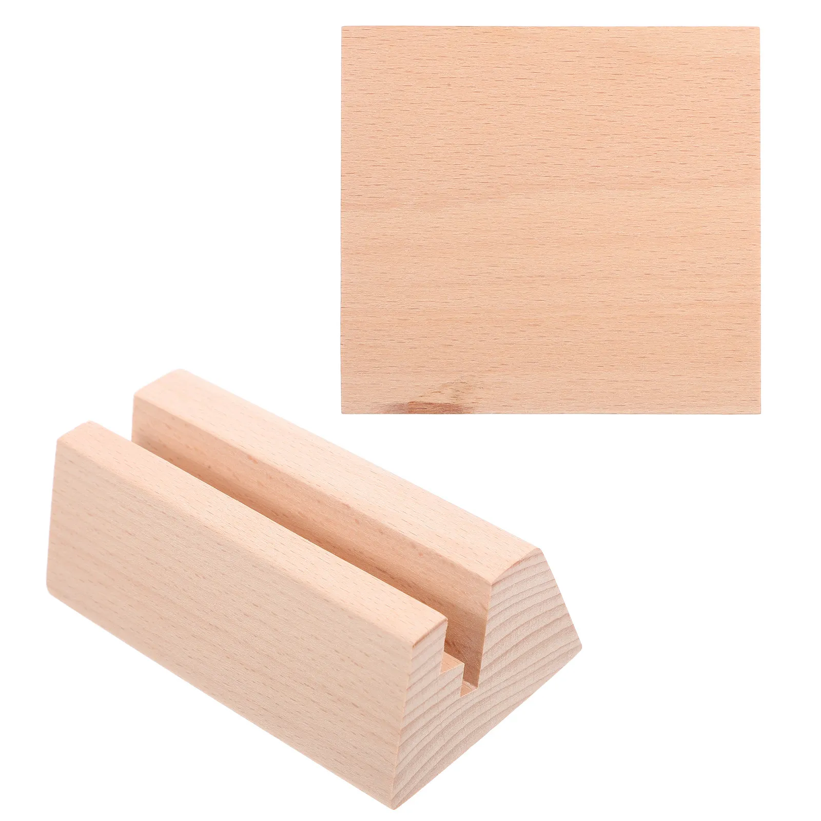 

Прочная деревянная подставка для календаря, открыток, игровых карт, настольный органайзер, держатель для демонстрации, подставка из бука в деревенском стиле