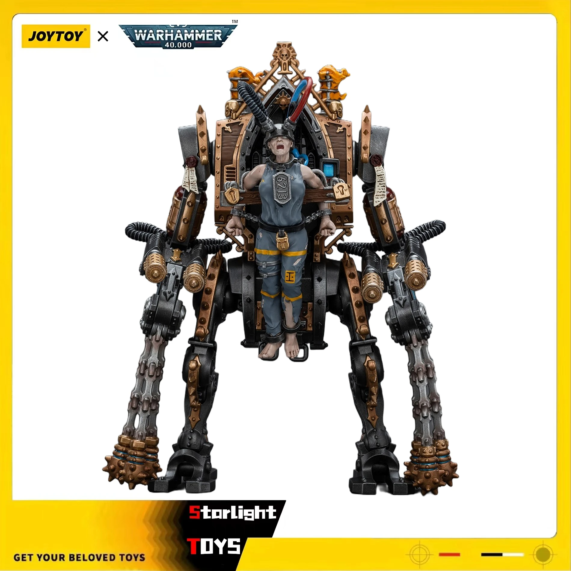 

JOYTOY Warhammer 40K Adepta Sororitas Penitent Engine with Penitent Flails Model Toy 1/18 Action Figure