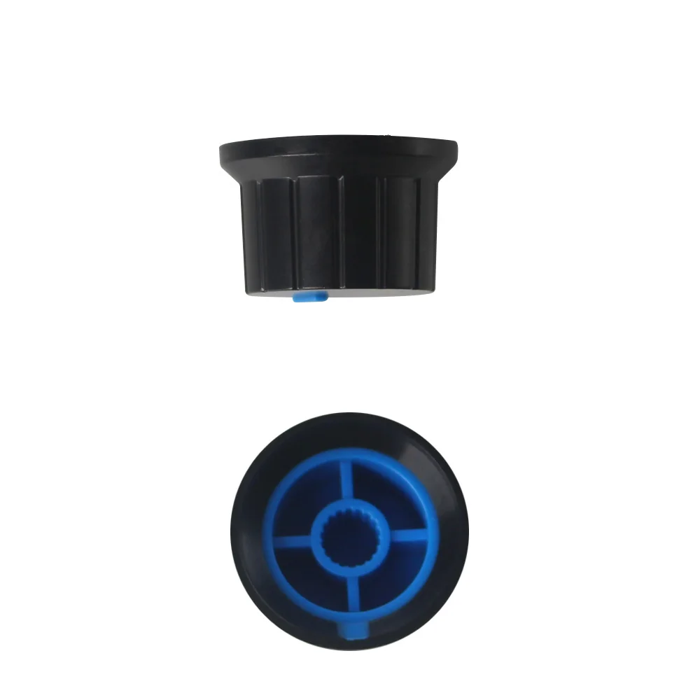 5 шт. 24*15 мм, ручка потенциометра, крышка, Цветочная ось, цвет голубой для энкодера