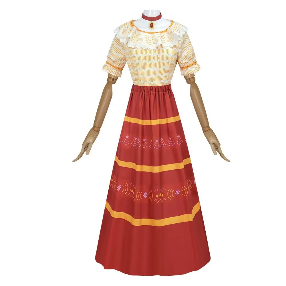 WHH Anime Movie Enca Dolores Madrigal cosplay costume Shirt dress Nice cosplay outfits women role play party Or daily wear - view 2