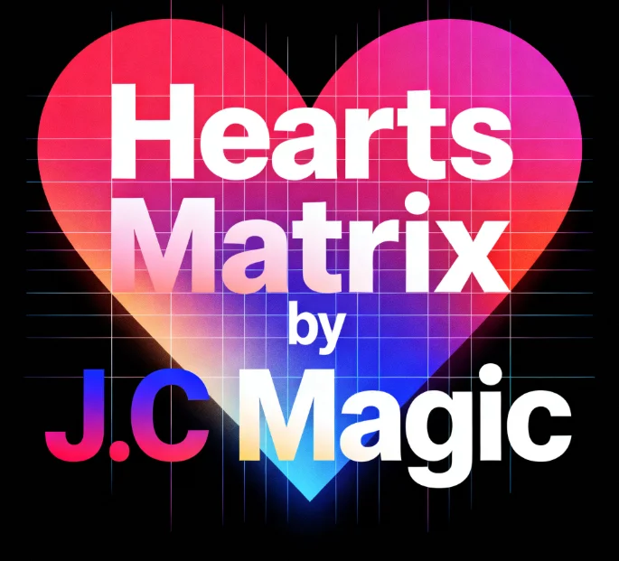 

Матрица Hearts от J.C Magic — трюк с сердечками от 4 до 2, трюк с иллюзиями крупным планом, фокусников