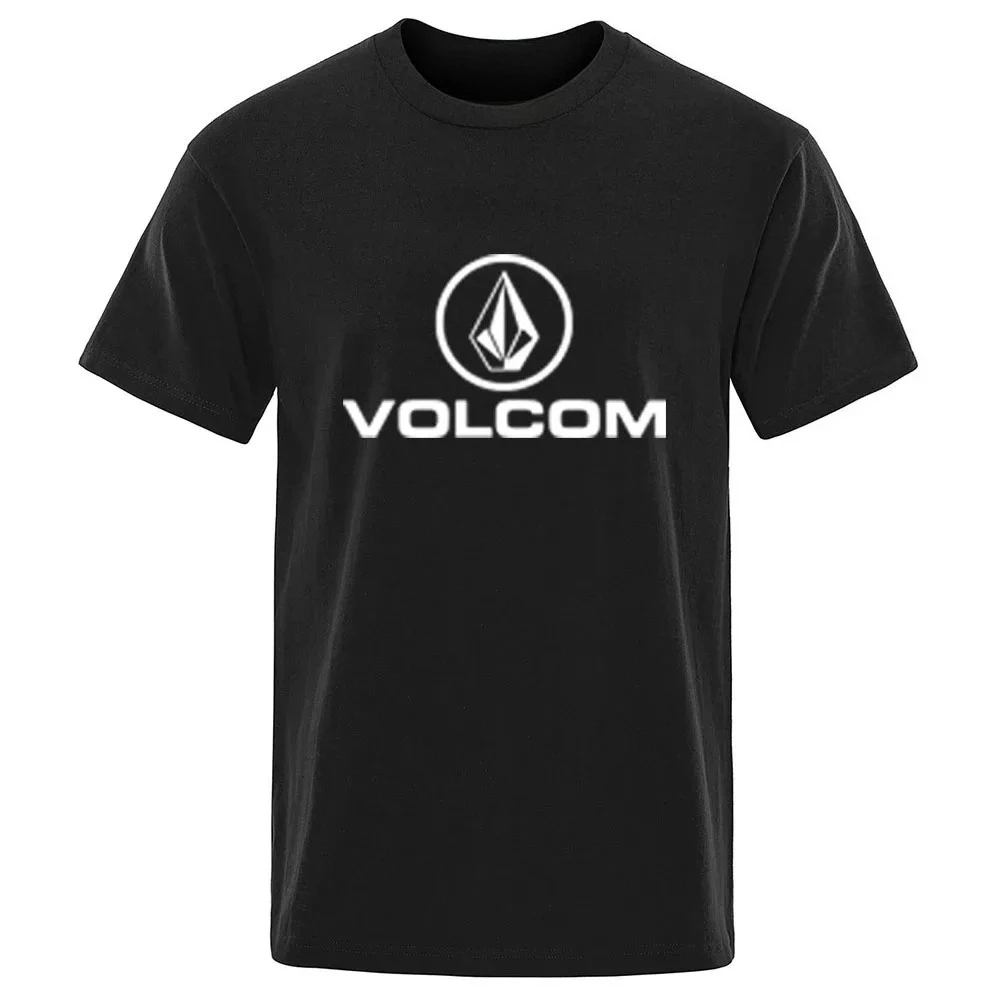 VOLCOM 2026 Neues Herren-Sport-T-Shirt mit kurzen Ärmeln, schnell trocknend, normaler Designer-Schnitt, dünn, atmungsaktiv, vielseitig einsetzbar