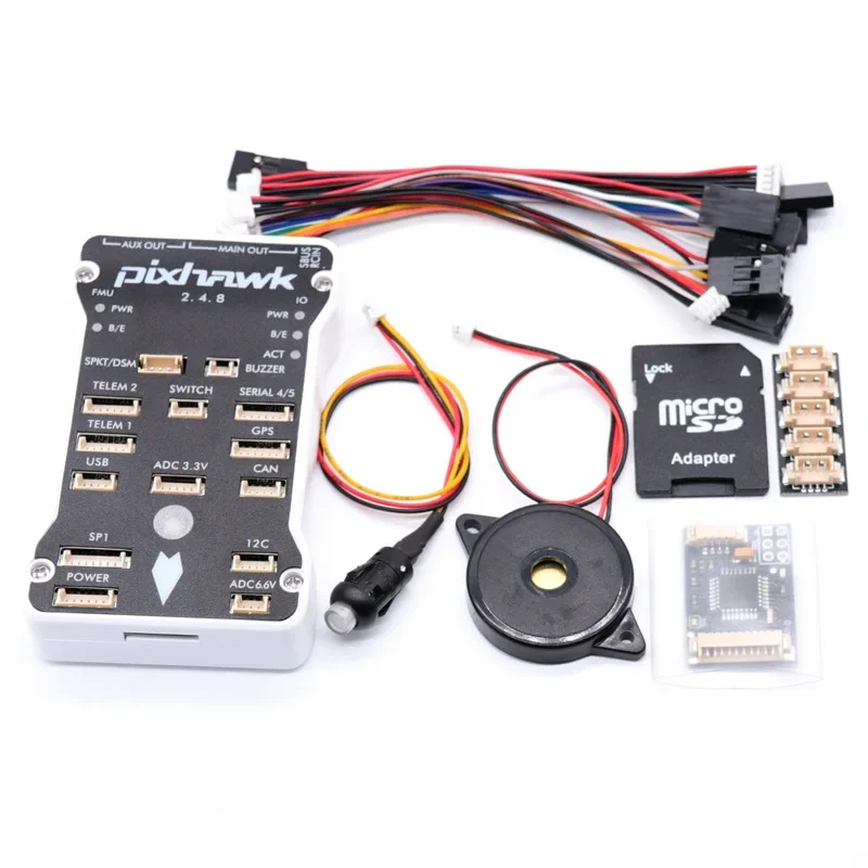 

Pixhawk PX4 2.4.8 32-bit PIX white shell flight control four-axis multi-rotor fixed wing flight controller