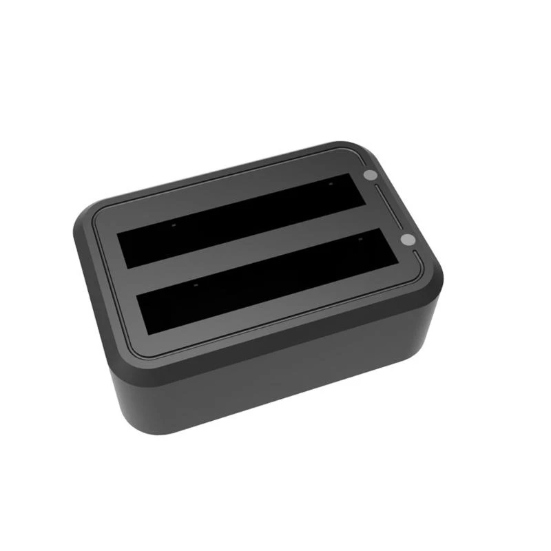 Y2GD اثنين من فتحة الشاحن السريع Dock ABS Battery Hub لكاميرا 360 الحركة