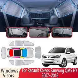 Sun Shade For Renault Koleos Samsung QM5 HY 2007~2016 2010 Windshield Sunshade Heat Insulation Auto Parts Sun Visor Accessories