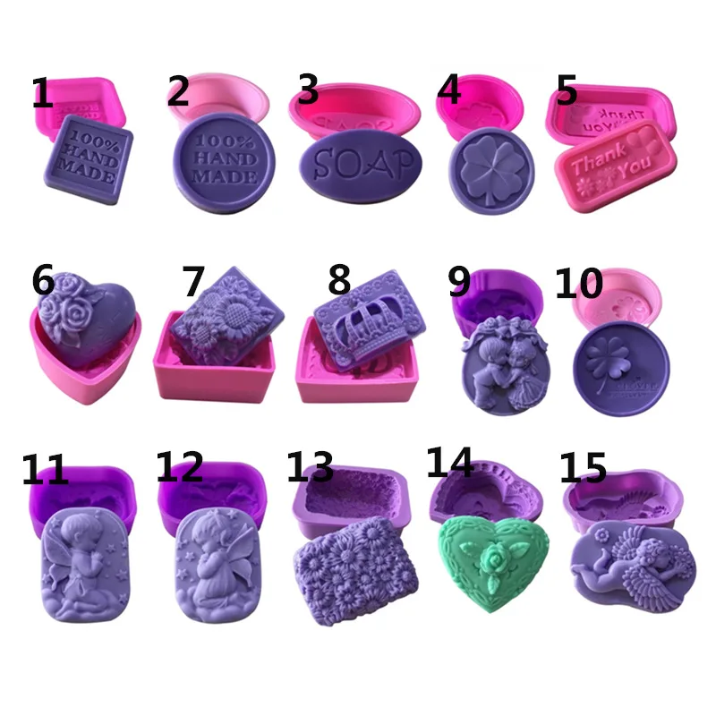 Fangyuan Love-shaped Single-hole Handmade Soap Mold, Kneading Le Plaster Doll Breast Milk Soap Mould 536b