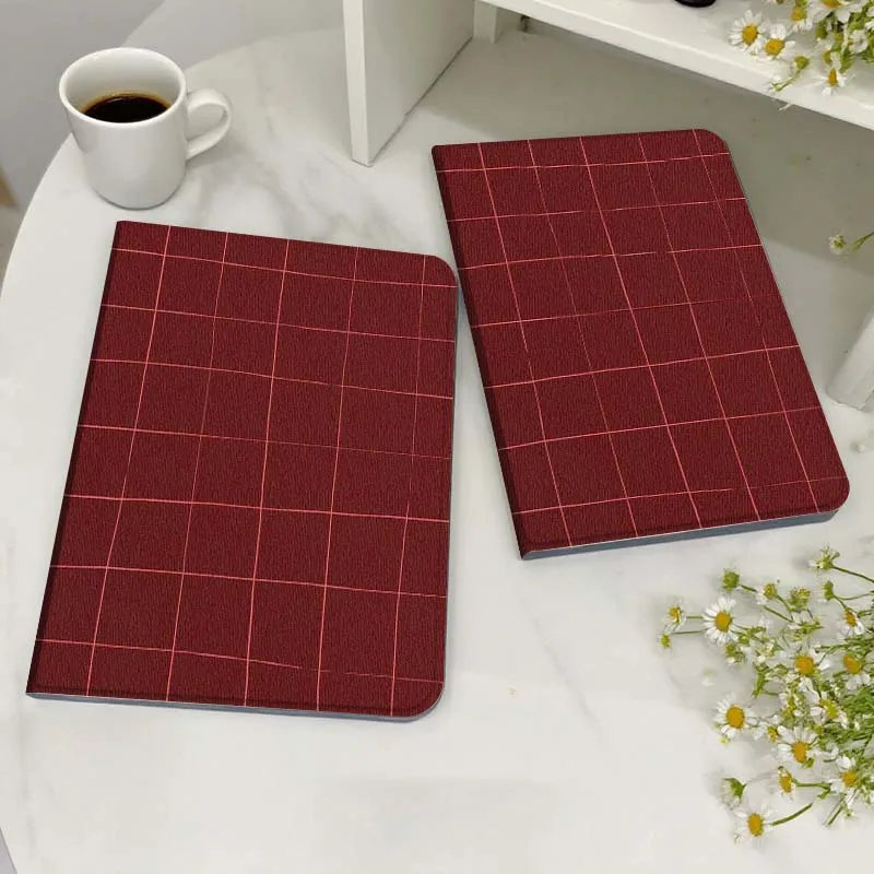 

Red White Plaid Strawberry For Honor MediaPad MatePad 6 7 X8 M5 M6 V6 V7 T5 T10 T10s 10 11 SE C5e X8a Pro Lite Tablet Case