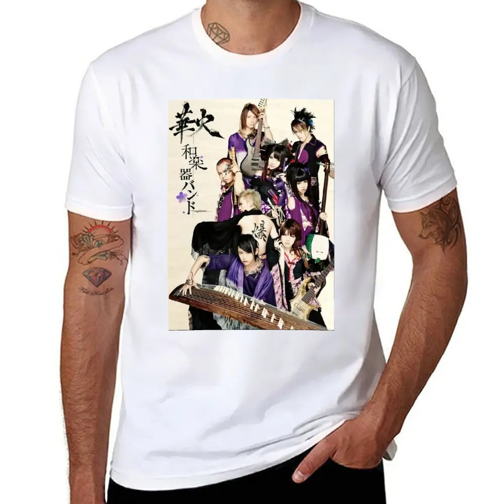 Funny Graphic Gift Wagakki Band Beautiful Model Mo T-shirt Round Neck Campaign Top Tee Novelty Leisure Humor Graphic Eur Size