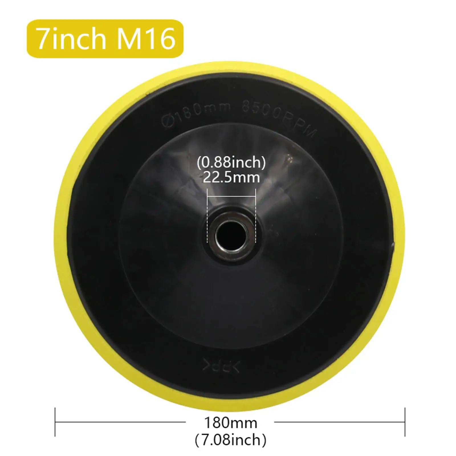 Rubber Sanding Disc Backing Pad Durable Groove Hand Sander Tool Slot for Sander Machine Woodworking Polishing