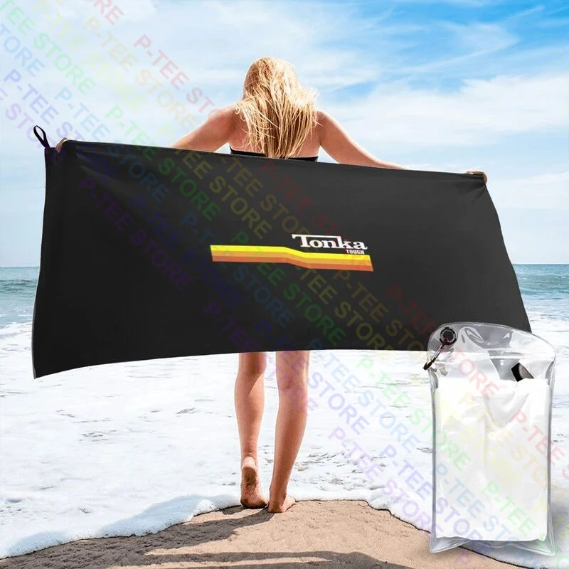 Tonka Tonka Stripe Heather Quick dry Towel Custom Beach Towel Superfine fiber