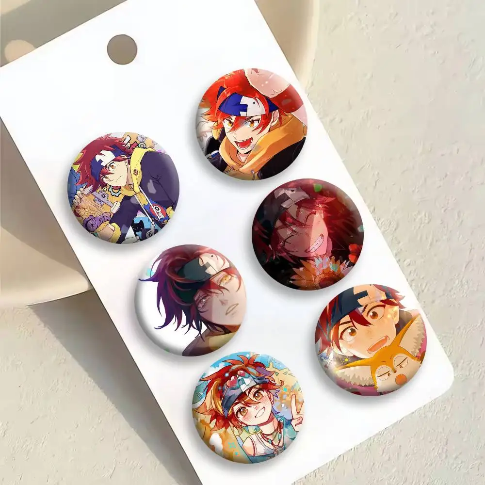 SK8 the I-Infinity R-REKI Badges Creative Tinplate Button PinsBrooch Badge Clothes Backpack