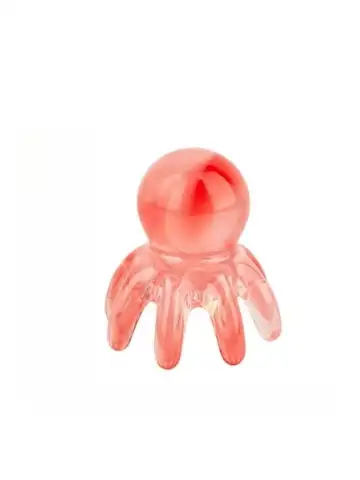 Octopus Massage Comb Resin Head Meridian Scraping Scalp Massage Brush Acupuncture SPA Gua Sha Massage Comb for Fatigue Relief