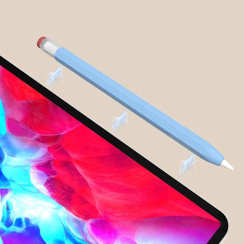 Tablet Touch Pencil Case Silicone Stylus Protective Cover for Apple Pencil 1st Or 2nd Generation Or Pencil USB-C Or Pencil Pro