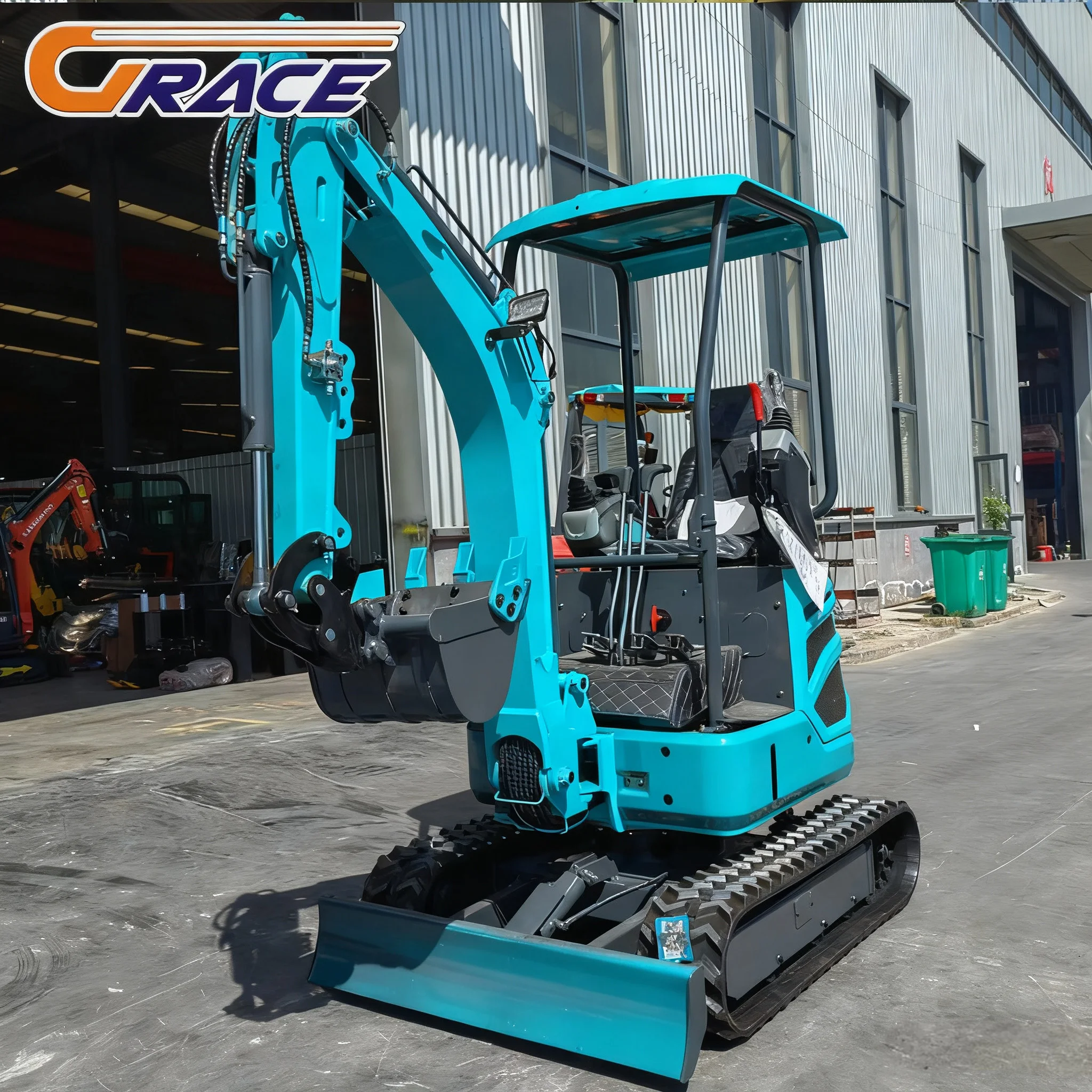 أسعار حفارة صغيرة جديدة للبيع بالجملة CE EPA Euro5 محركات كوبوتا باجر 1.5 طن 1.8 طن صفر الذيل حفارة صغيرة