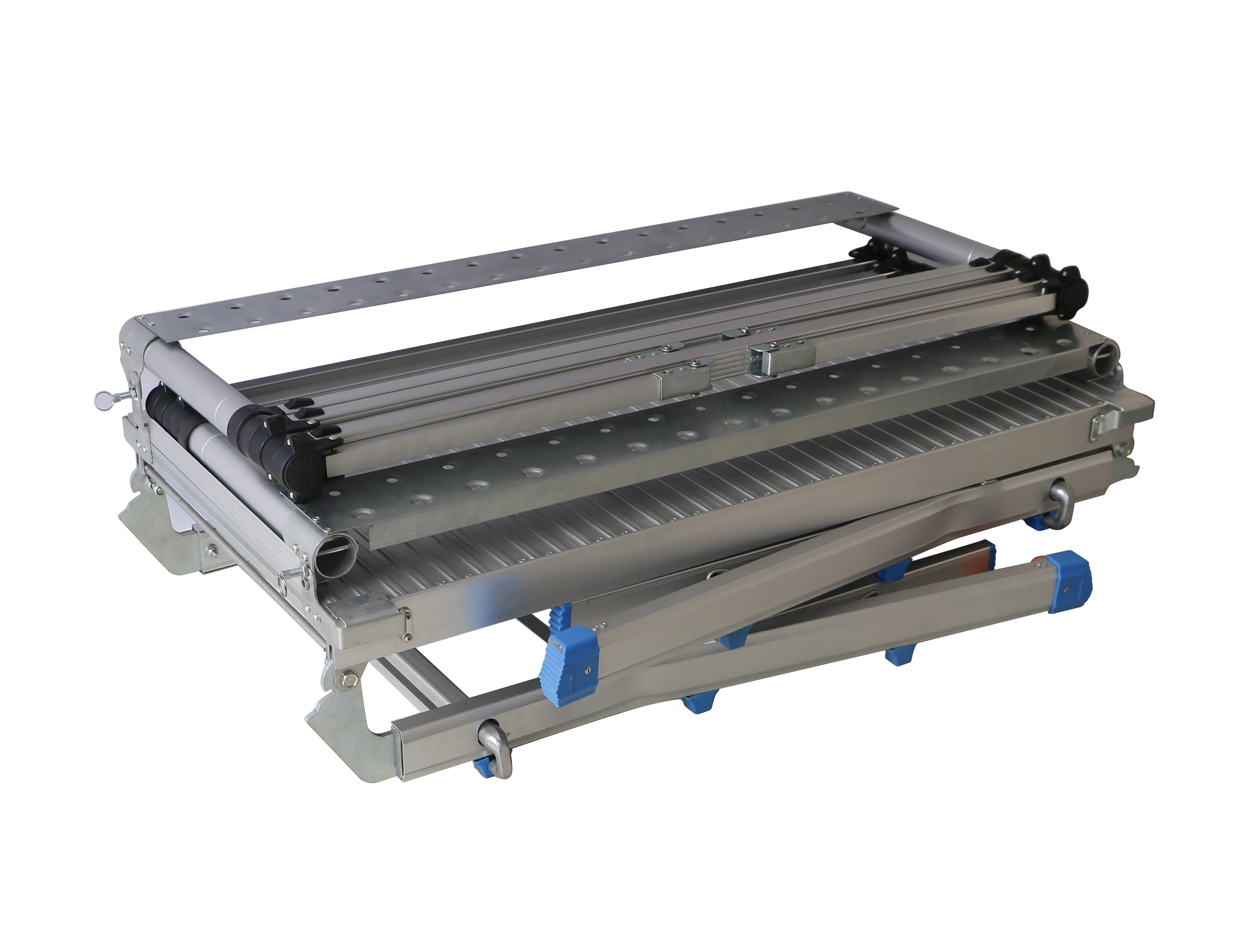 Mobile Scaffolding Telescopic Aluminum Ladder With Wheel