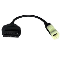 Dla Kawasaki 4pin złącze adaptera OBD2 motocykl motocykl Moto OBD 2 przedłużacz dla Kawasaki