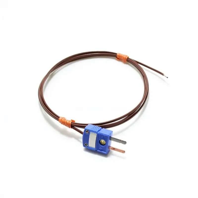 Imagem -03 - Ptfe Isolado tipo t Termopar Temperatura Sensor Tt-t24-sle