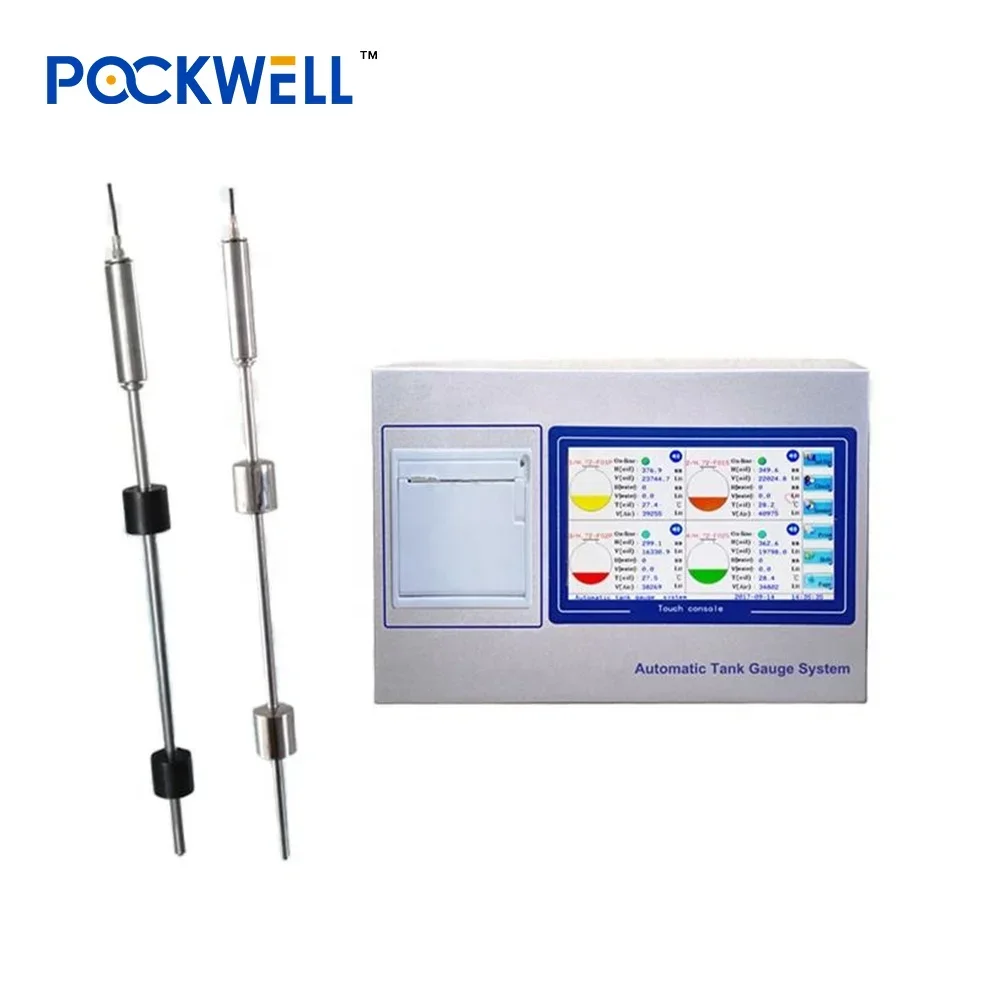 Pockwell automatic tank level gauge ATG /automatic water level indicator/flexible magnetostrictive probe