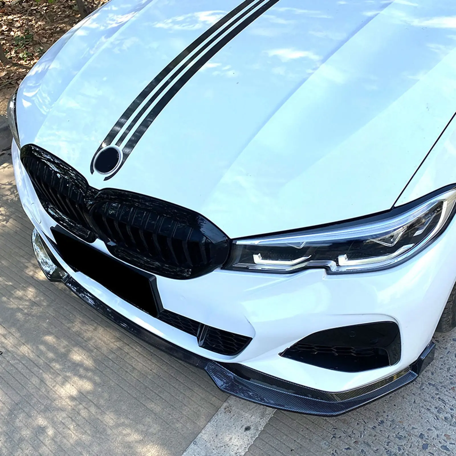 for BMW 3 Series G20 320i 330i 2019-2022 Front Bumper Lip Spoiler Splitters