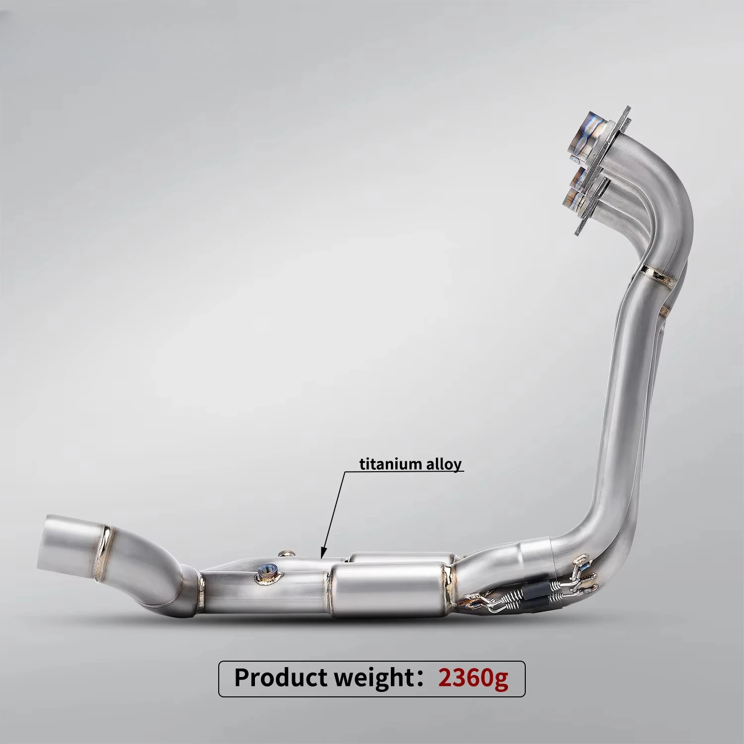 New CB1000R Titanium Motorcycle Exhaust System with Full Titanium Alloy Front Section for 2019-2024 Retrofit/Upgrade