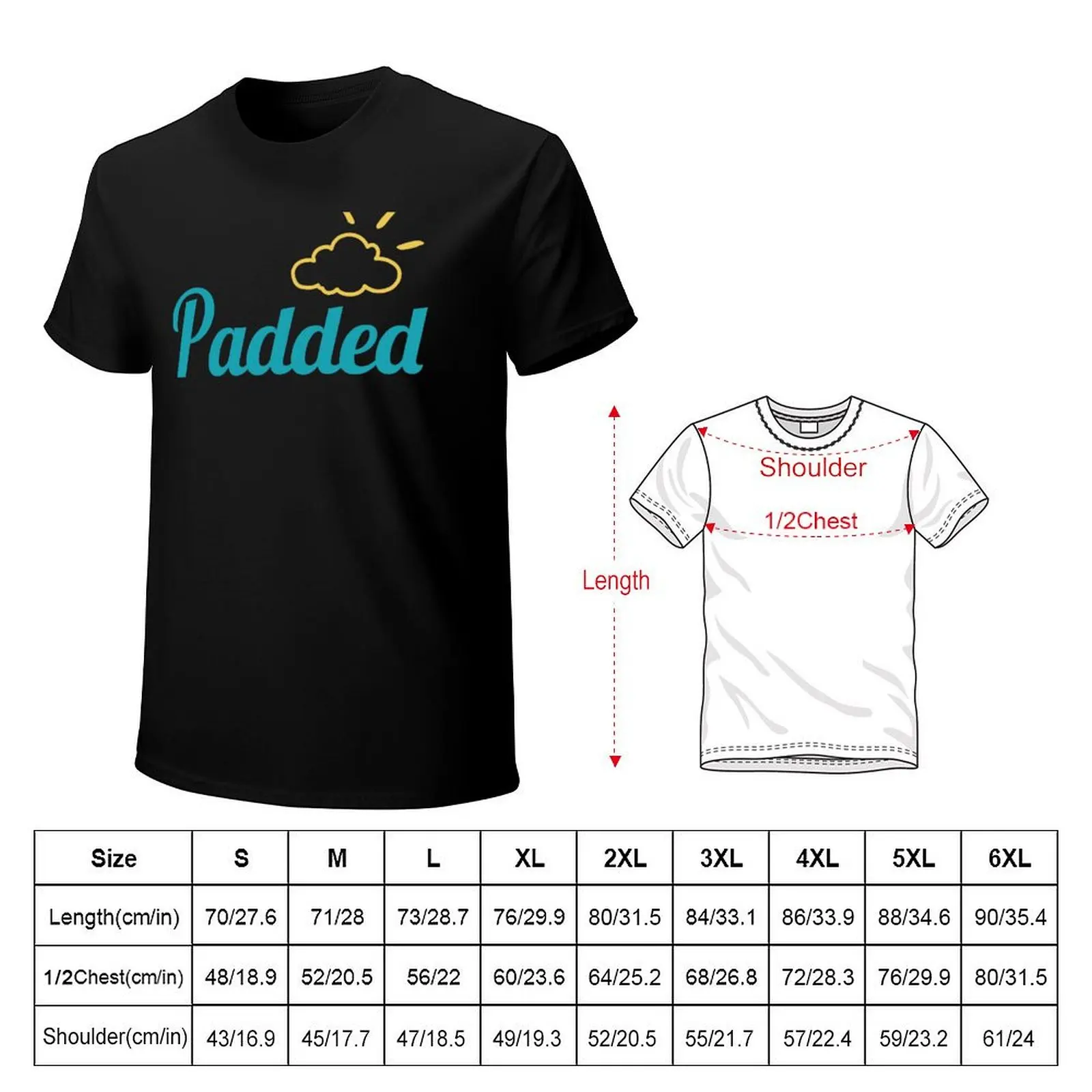 Padded AB DL ageplay ABDL adult baby diaper T-Shirt t shirts cotton 100% T-Shirt