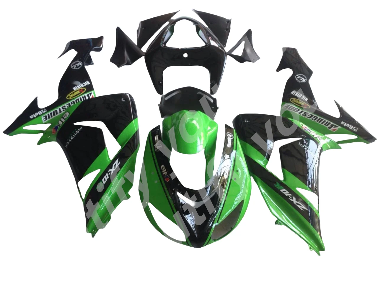 Cool Fairing Set for KAWASAKI ZX10R 2006 2007 Aftermarket Motorcycle Fairings Plastic Kit ZX 10R 06 07