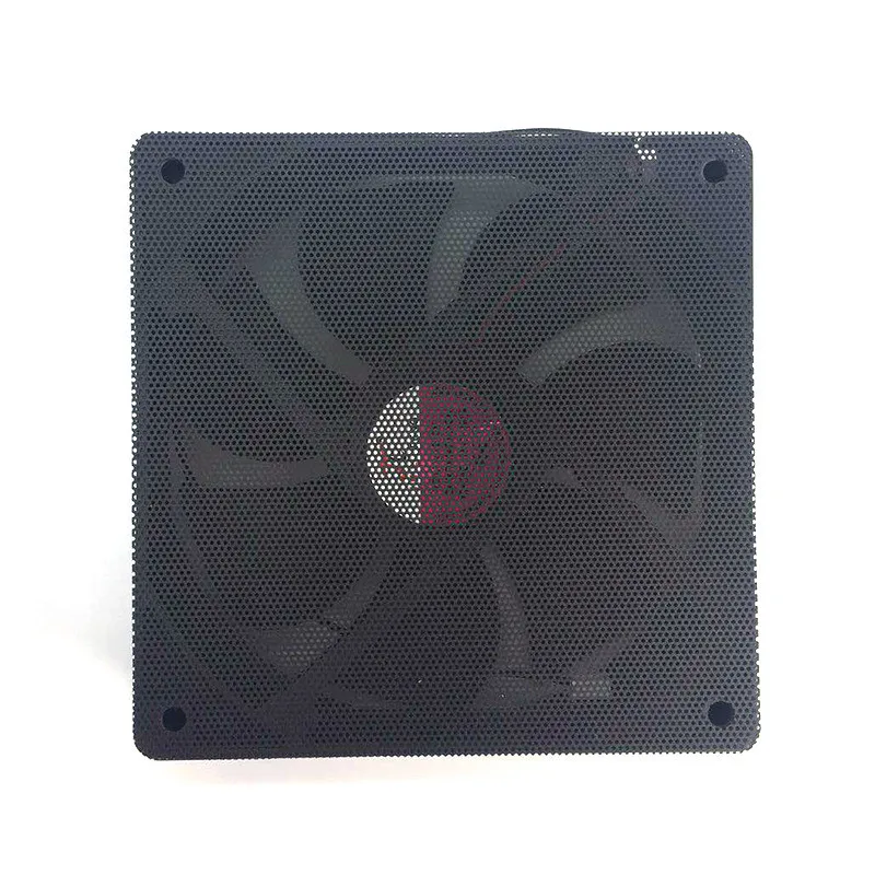 5PCS 6/7/8cm/9cm/12cm/14cm Cuttable Black PVC PC Fan Dust Filter Dustproof Case Computer Mesh Cooling Ultra Fine Dustproof Cover