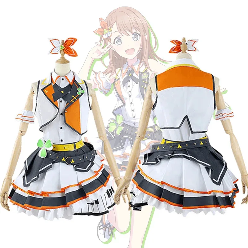 

20151123 Minori Hanasato Project Sekai Colorful Stage Feat Momoi Airi Косплей Костюм Платья Униформа Парик Костюм Хэллоуин