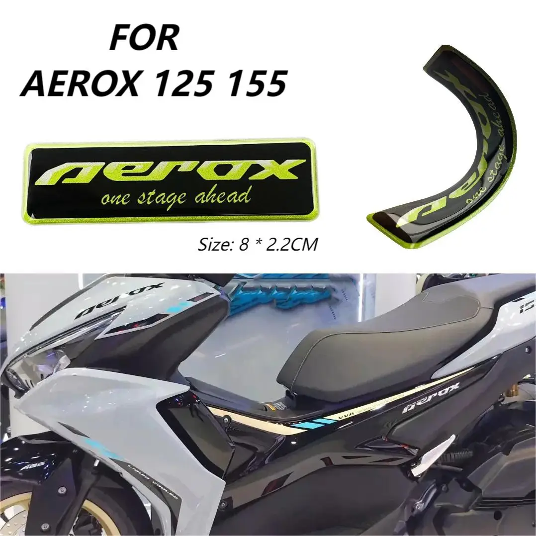 3D Waterproof Sticker Motorcycle Modification Waterproof Decorative Film For YAMAHA Aerox125 Aerox155 Soft Adhesive Body Parts