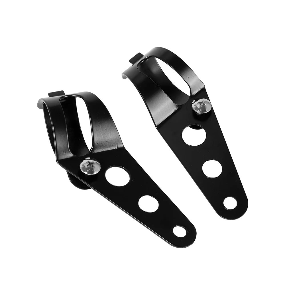 Universal Motorcycle Headlight Mount Bracket Fork Ear Chopper Headlamp Holder Clamp Adjustable Motor Fork Mount 27-36mm 38-48mm